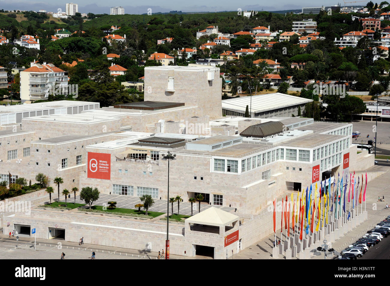 Il Museu Colecao Berardo, arte moderna e contemporanea, Centro Cultural de Belem, CCB, Vittorio Gregottiand Manuel Salgado architetto Foto Stock