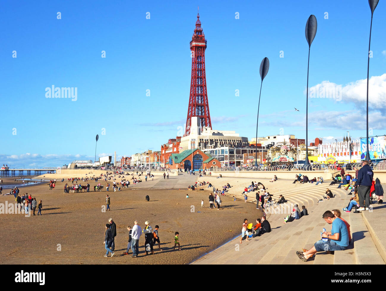 Blackpool, Lancashire, Inghilterra, Regno Unito Foto Stock