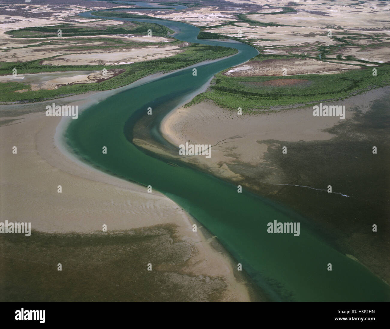 McArthur River vicino a delta, Foto Stock