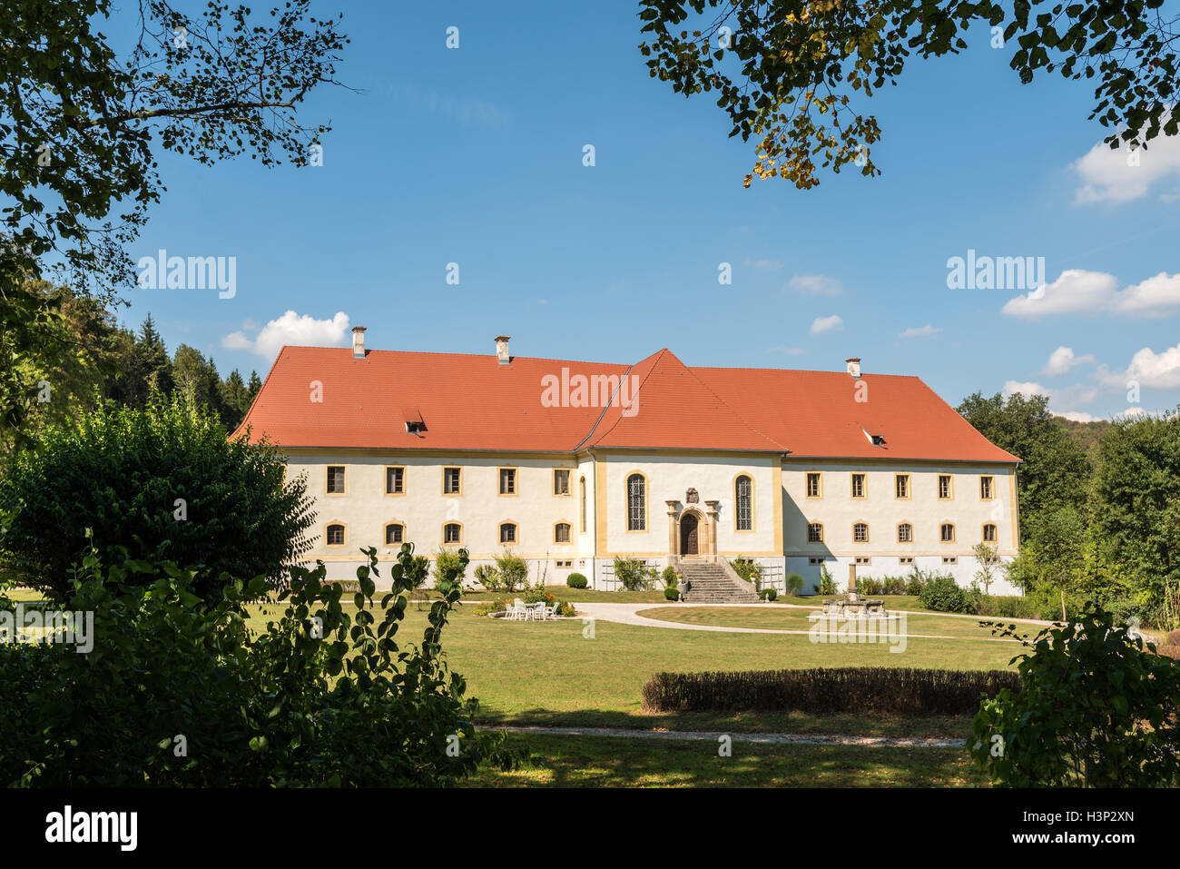 Palace di Ehrenfels su Svevo Foto Stock