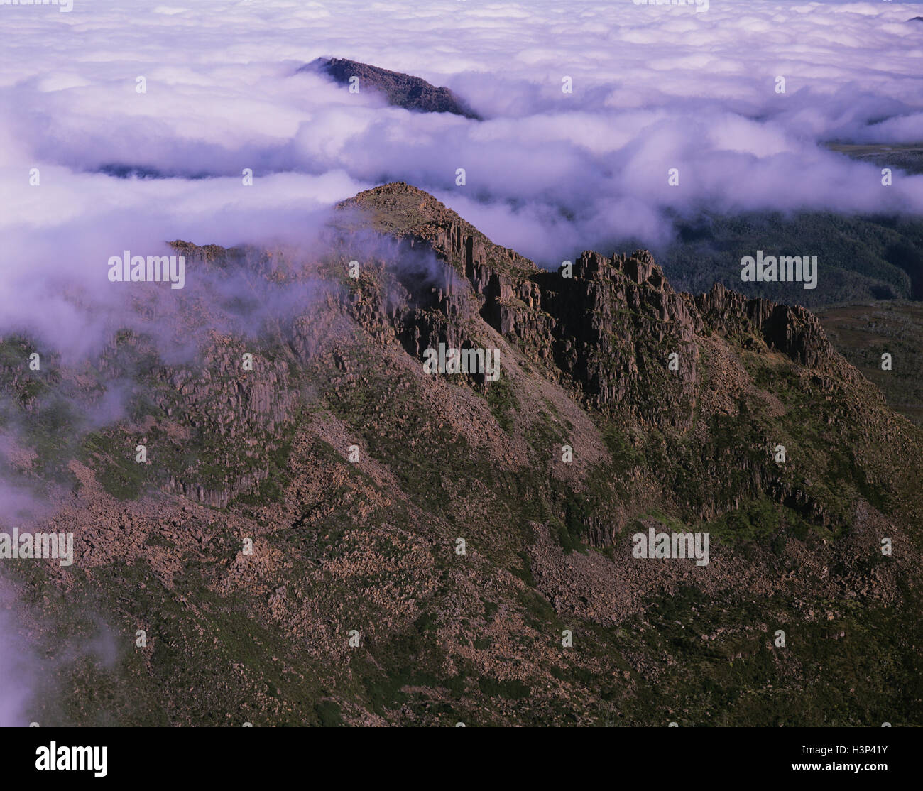 Montare Ossa, 1617 m, lo stato di montagna più alta. Foto Stock