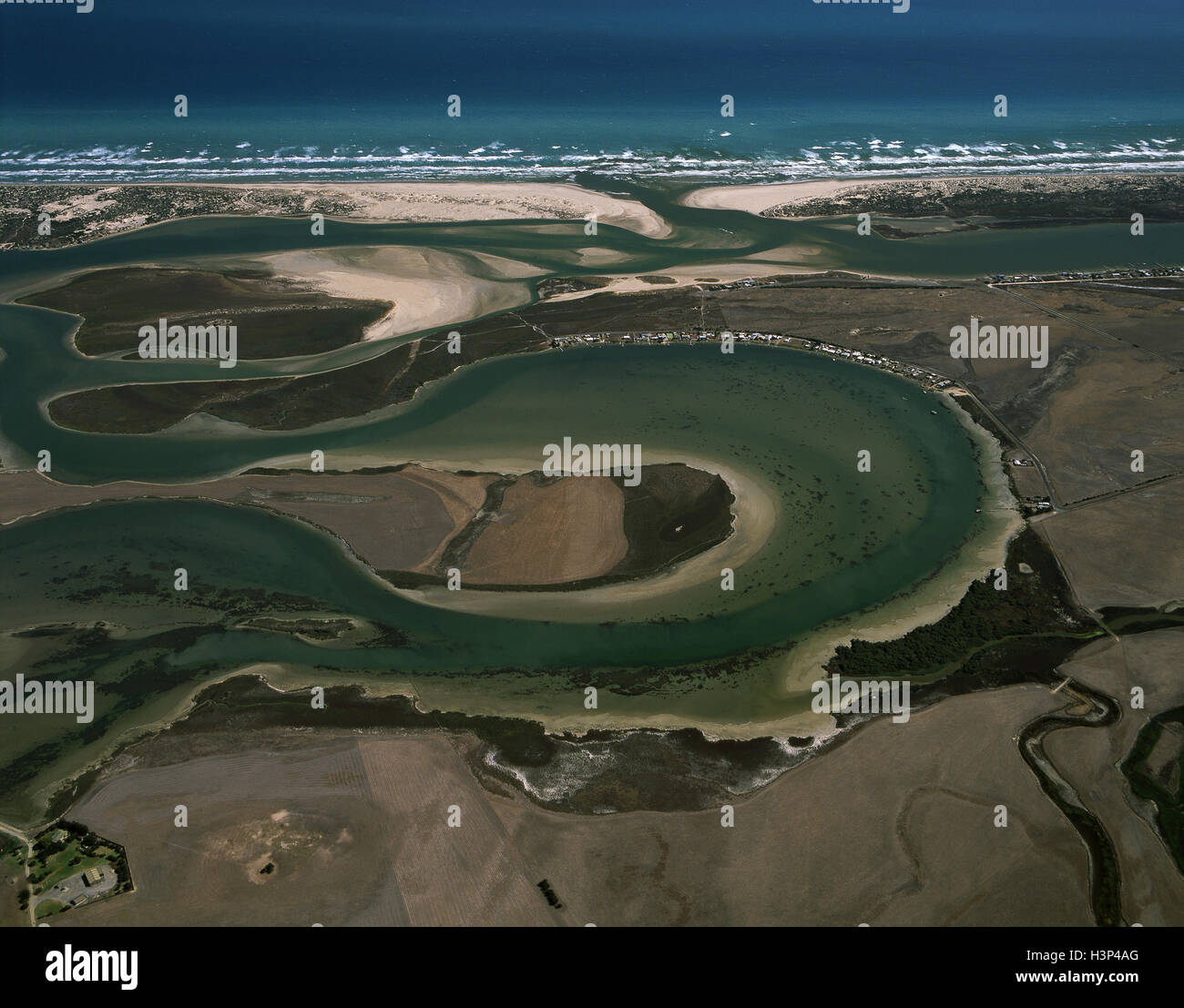 Murray River Mouth Foto Stock