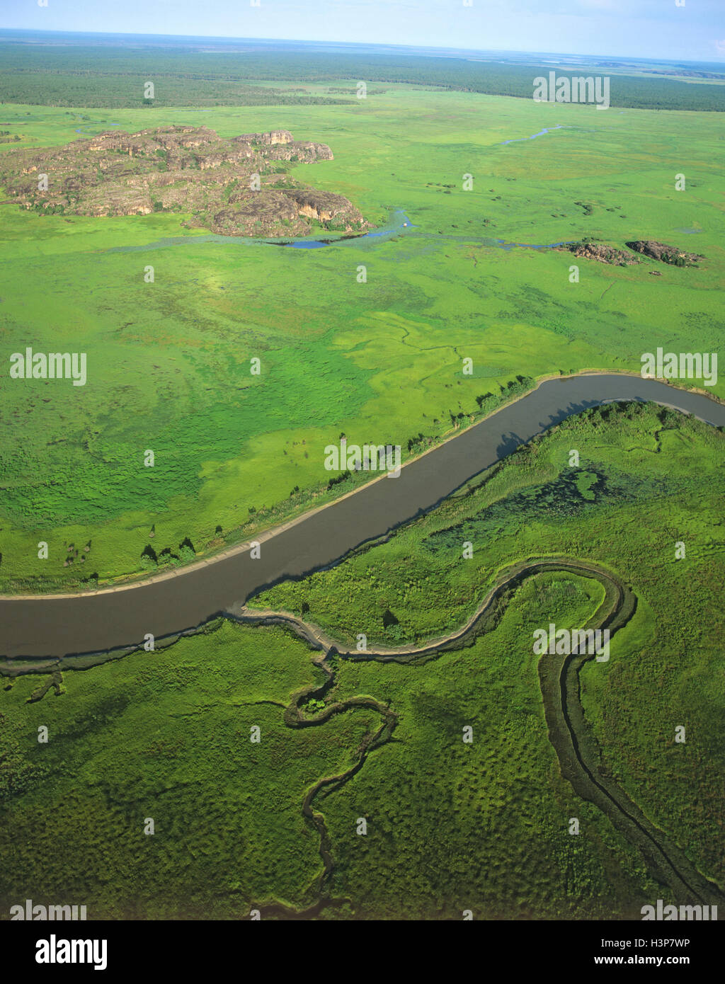 East Alligator River floodplain, Foto Stock