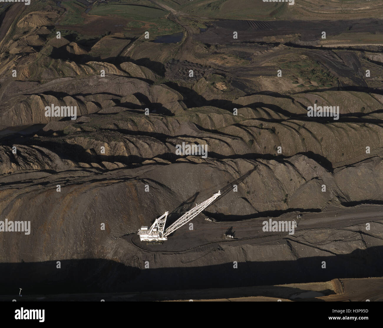 Curragh open-cut miniera di carbone, Foto Stock