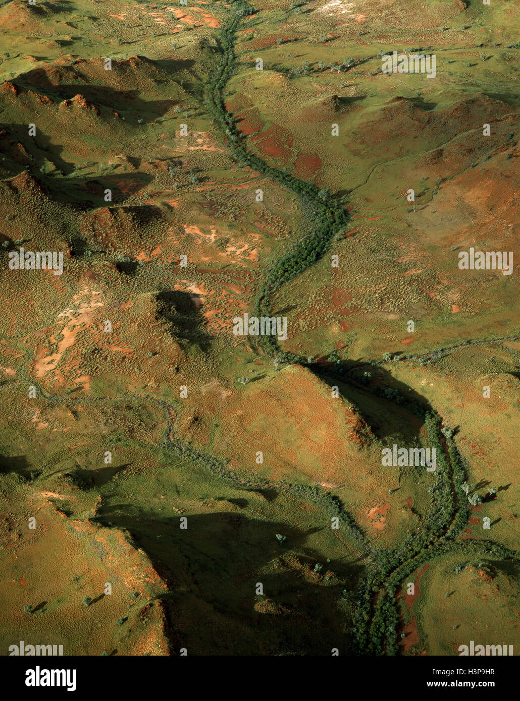 Antenna della terra ricca di ossidi di ferro. Foto Stock
