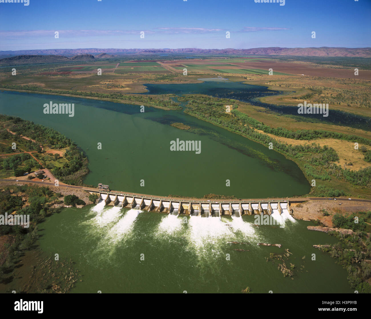 Ord River Diversion Dam, Foto Stock