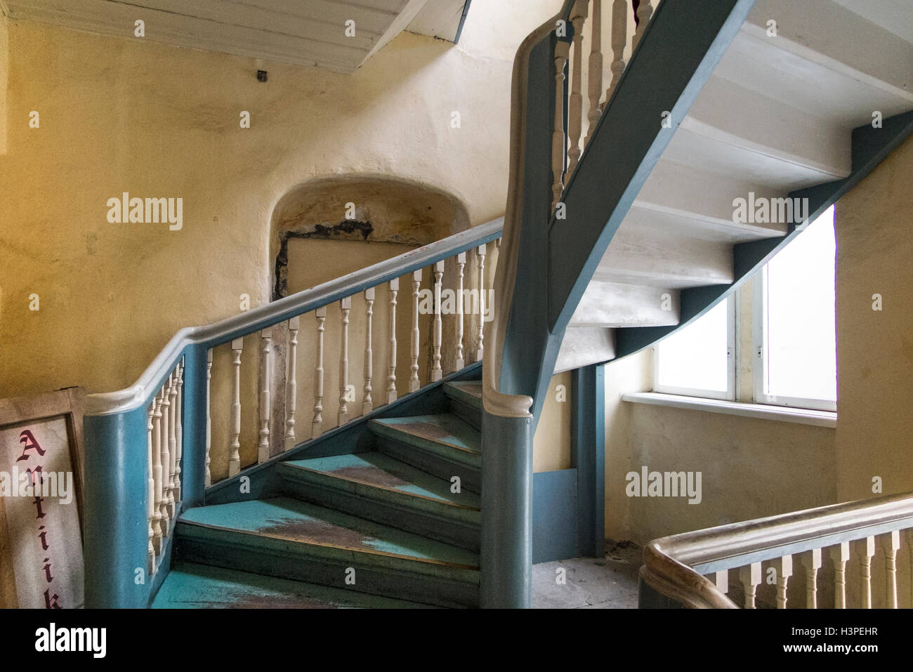 Dettagli architettonici nella vecchia città di Tallinn in Estonia. Foto Stock