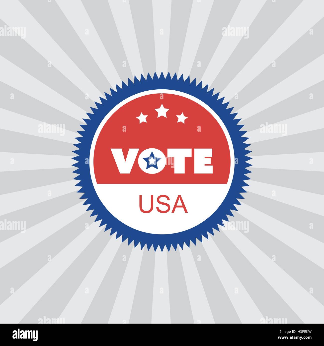 USA IL VOTO Design Concept Illustrazione Vettoriale