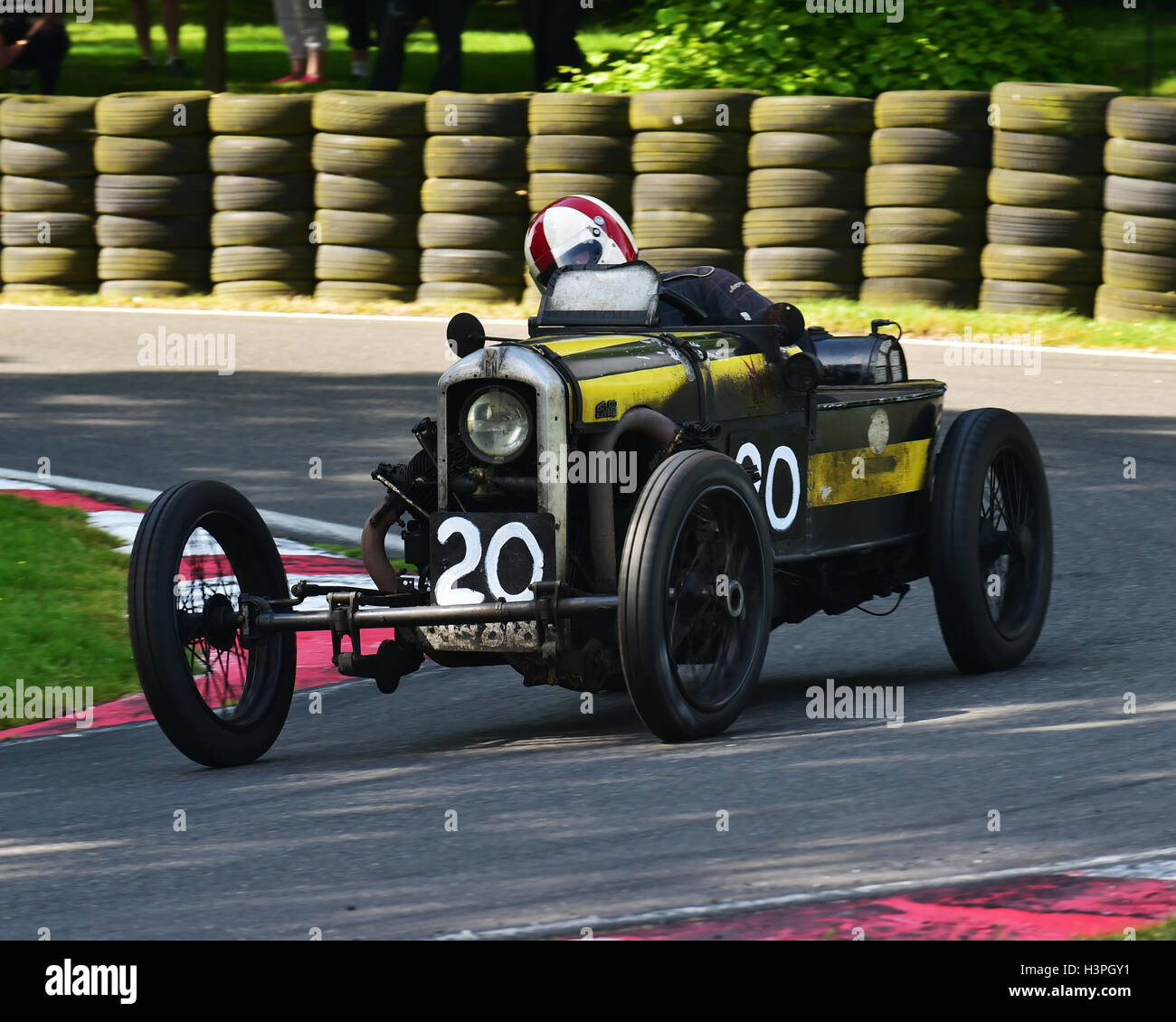 Mark Walker, Thunderbug, Frazer Nash GN Cars Race, VSCC, Shuttleworth trofeo, il Nuffield trofeo, Cadwell Park il 24 luglio 2016. 2016 Foto Stock