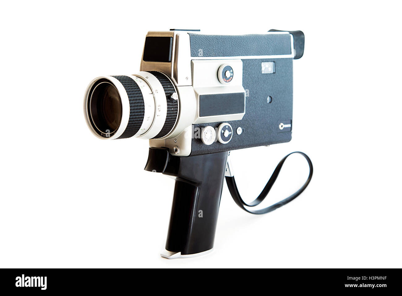 Vintage vecchia telecamera isolato su bianco Foto stock - Alamy