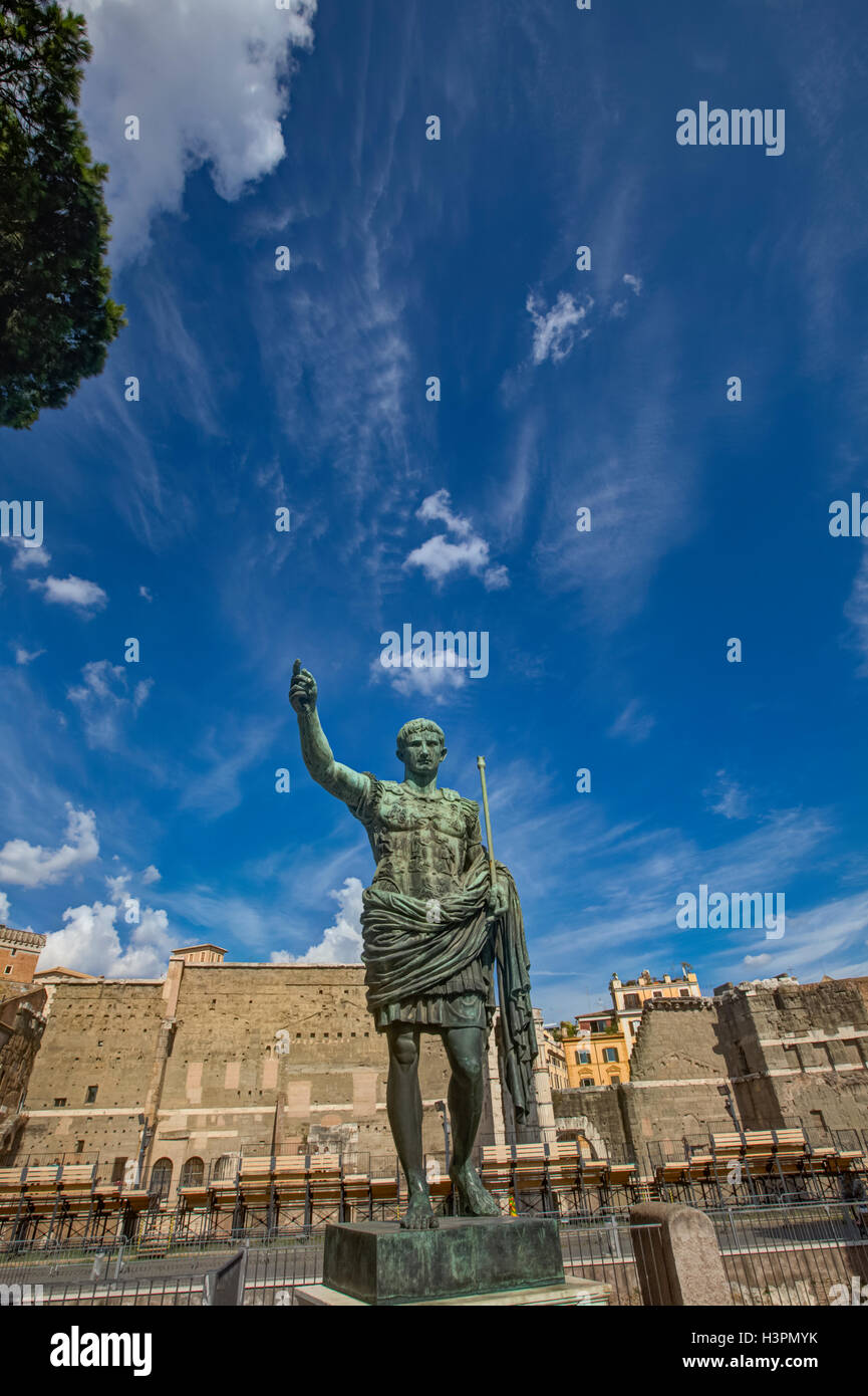 Caio Giulio Cesare è stato un generale romano e più. Foto Stock