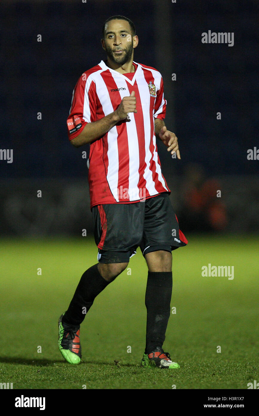 Michael Spencer di Hornchurch - Colchester United vs AFC - Hornchurch Essex Senior Cup 4° Round Il calcio al Weston Homes Comunità Stadium - 06/12/11 Foto Stock