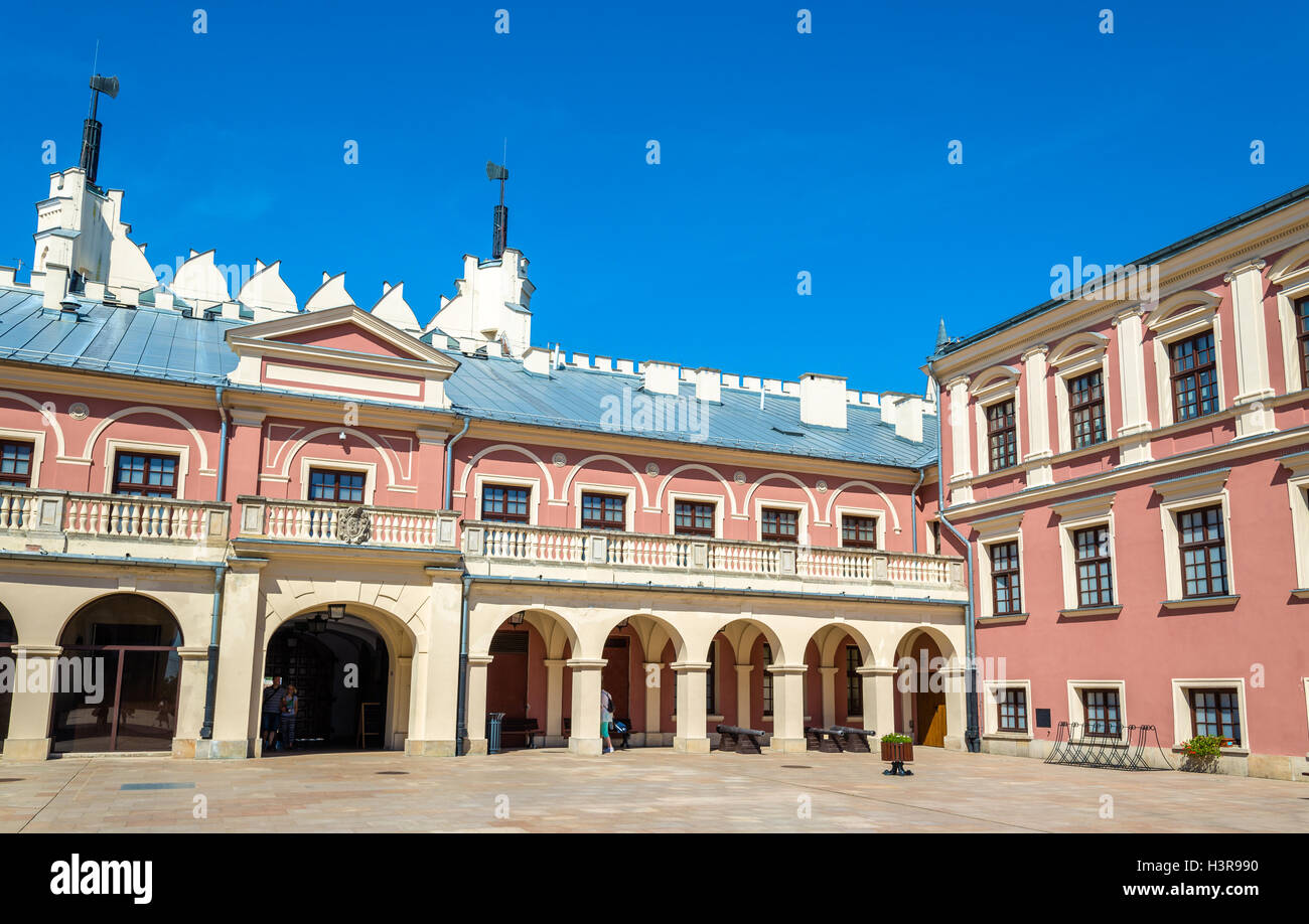 Vista del Lublin Royal Castle in Polonia Foto Stock