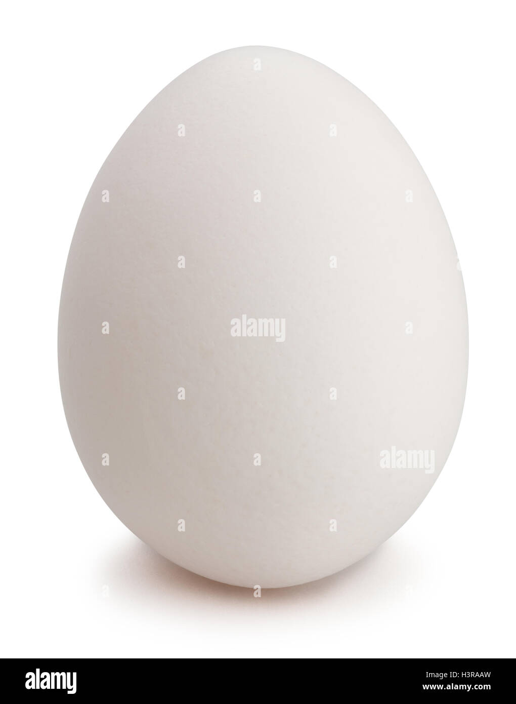 Uova isolato su bianco Foto Stock