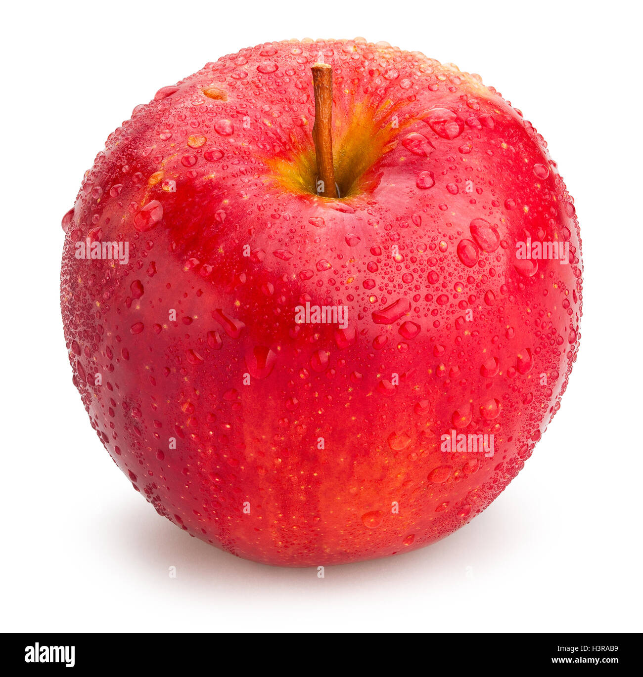 Unico apple isolato Foto Stock