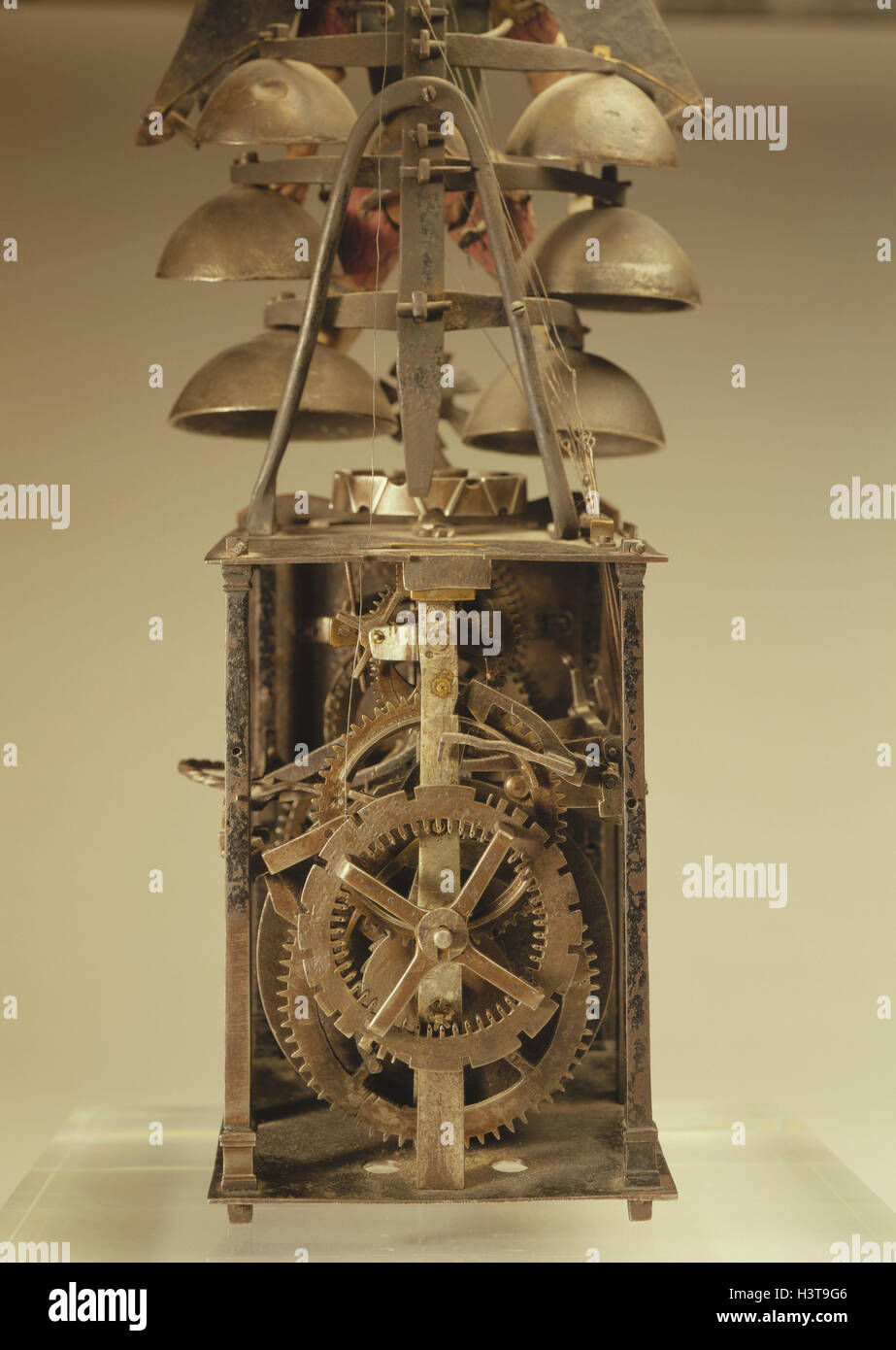 Orologio da parete con carillon, Basso Reno nel 1583 Foto Stock