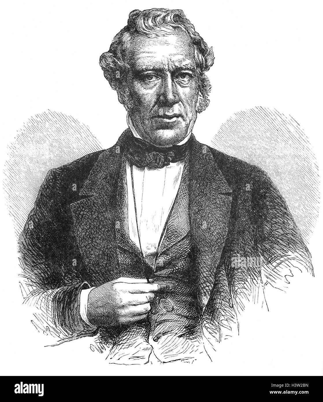 Sir William Fairbairn, 1° Baronet di Ardwick (1789 - 1874) era un scozzese di ingegnere civile e ingegnere. Egli era celebre per il suo approccio non convenzionale per ponti e diversificato in ferrovia caldaie per il motore e per la cantieristica. Foto Stock