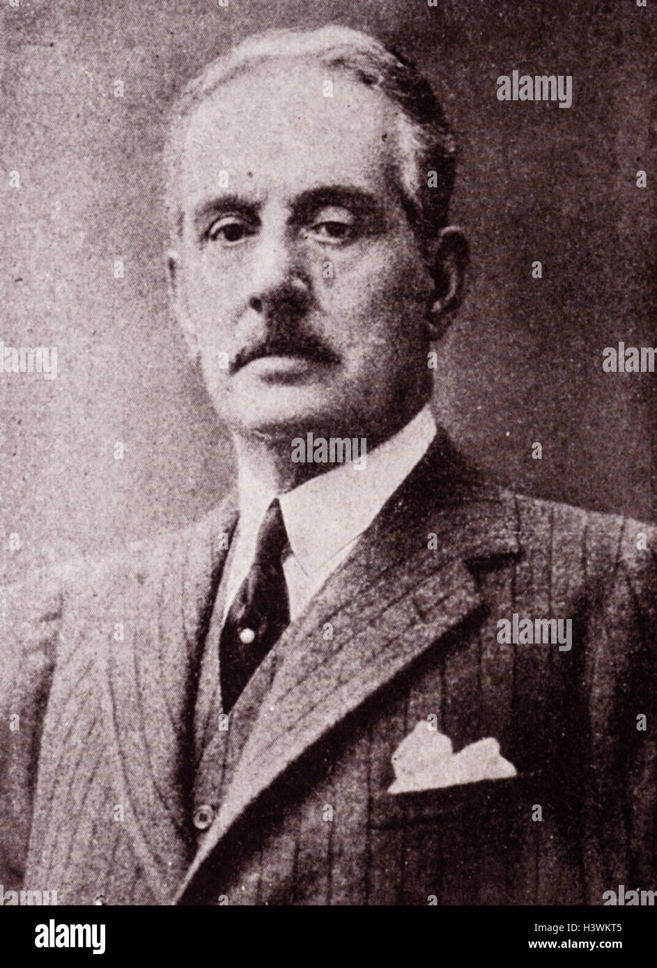 Ritratto fotografico di Giacomo Puccini (1858-1924) un compositore italiano. Datata del XIX secolo Foto Stock