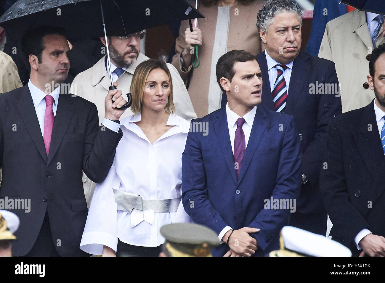 Madrid, Madrid, Spagna. Xii oct, 2016. Alberto Rivera ha partecipato alla Giornata Nazionale parata militare il 12 ottobre 2016 a Madrid, Spagna. Credit: Jack Abuin/ZUMA filo/Alamy Live News Foto Stock