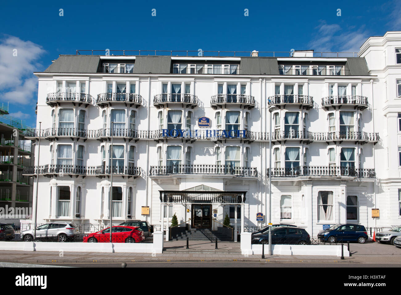 Best Western Royal Beach Hotel, St Helen's Parade, Southsea, Portsmouth, Hampshire, Inghilterra, Regno Unito Foto Stock