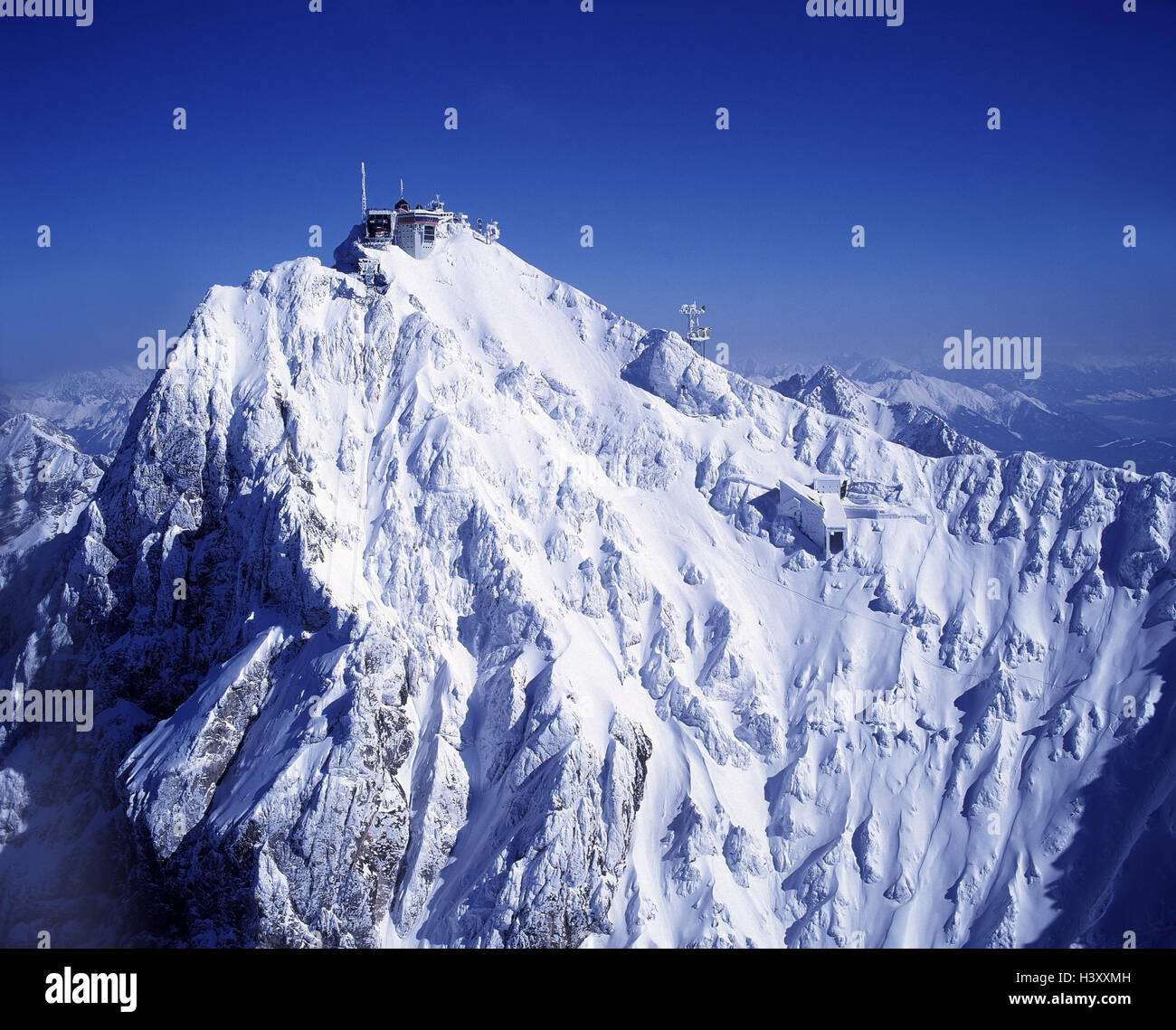 Germania Alpi Zugspitzes Terminale Superiore Inverno