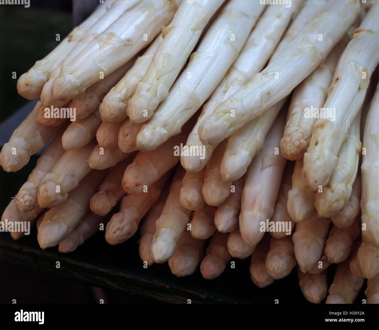 Asparagi, bianco, dettaglio, asparagi bianchi, Asparagus officinalis, Lily vegetali, vitamine, vegetali asparagi, asparagi, bastoni da acido aspartico, verdure, cibo, mangiare, pioli Foto Stock