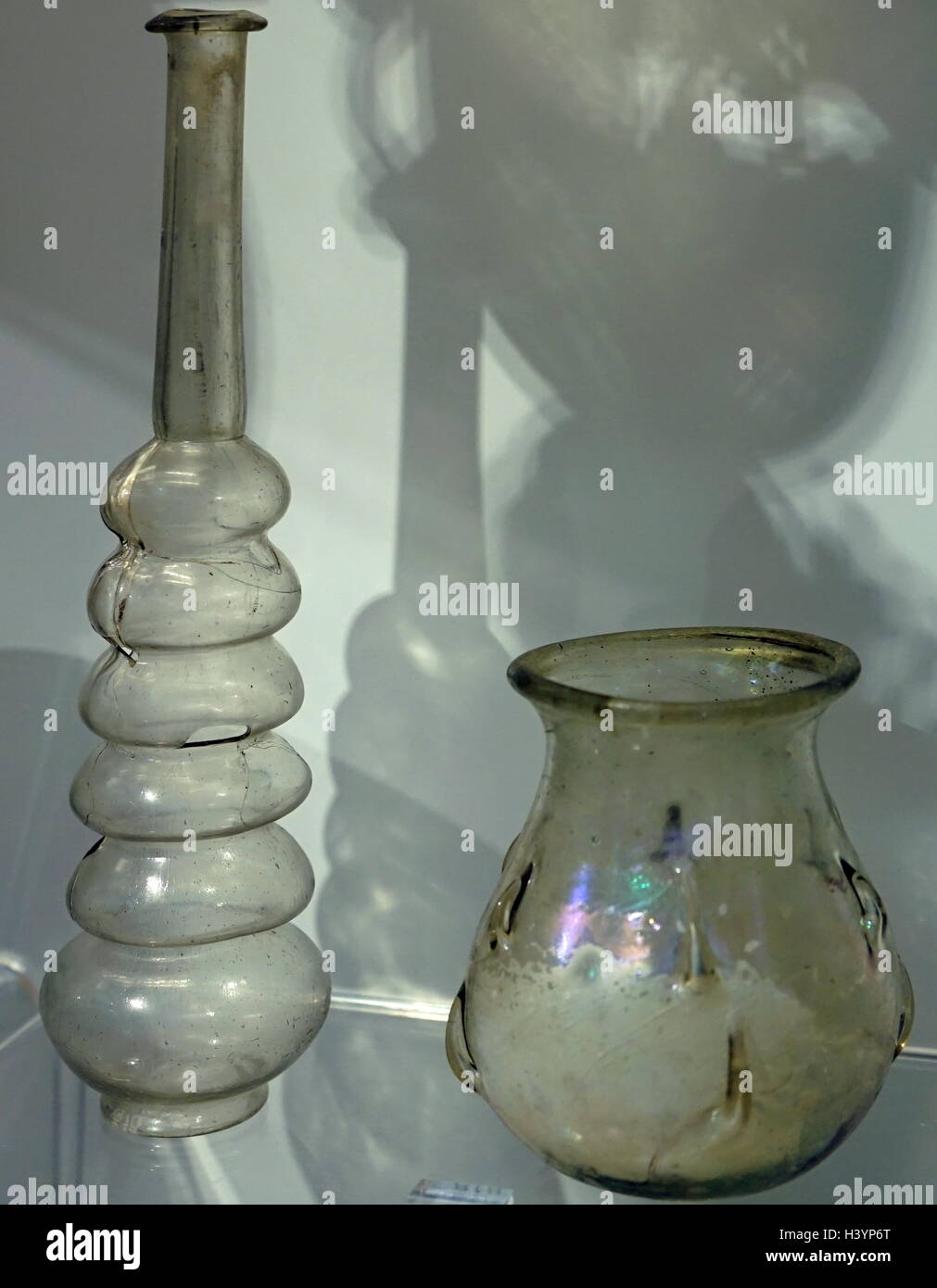 Antico romano di vetro. In data 1° secolo Foto Stock