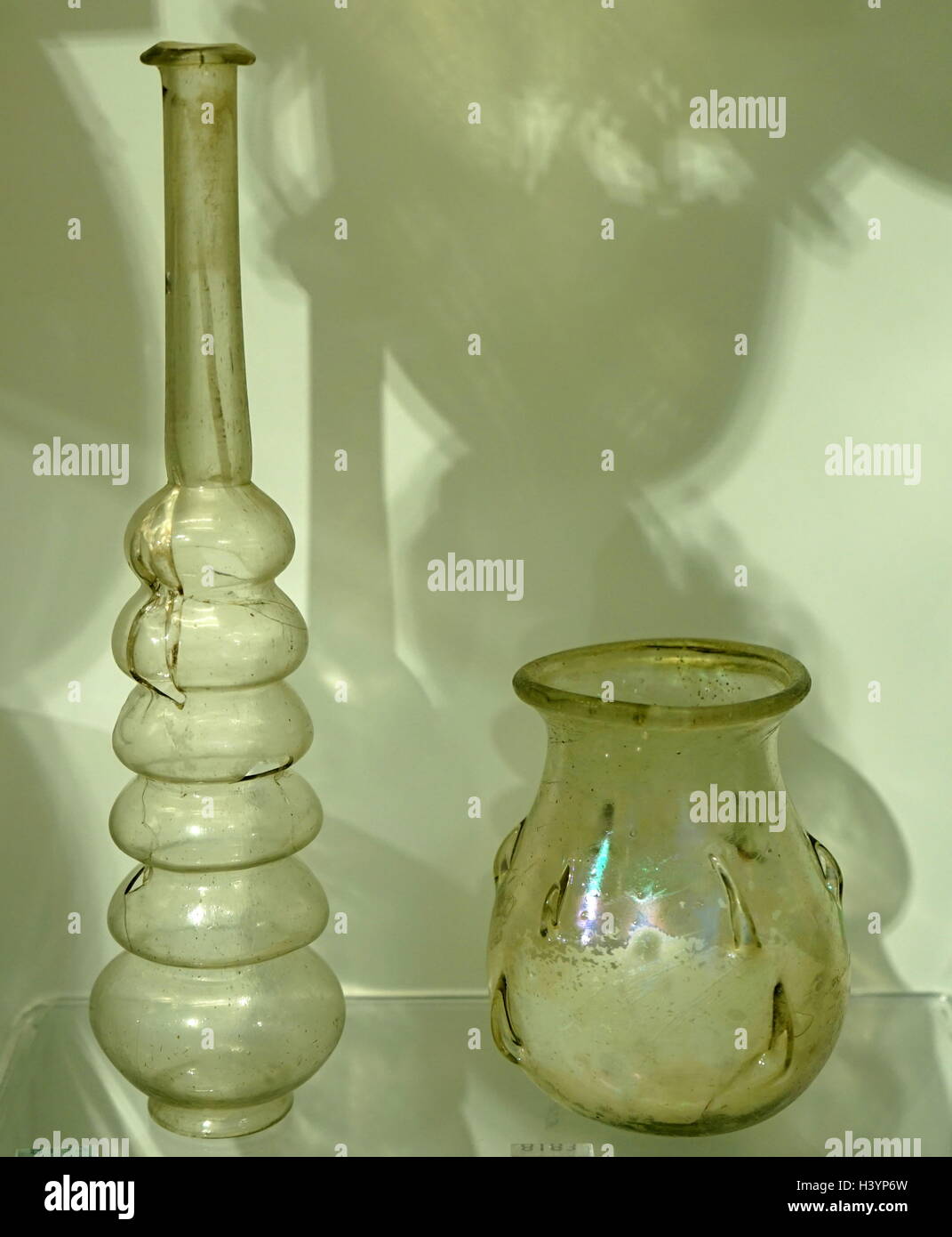 Antico romano di vetro. In data 1° secolo Foto Stock