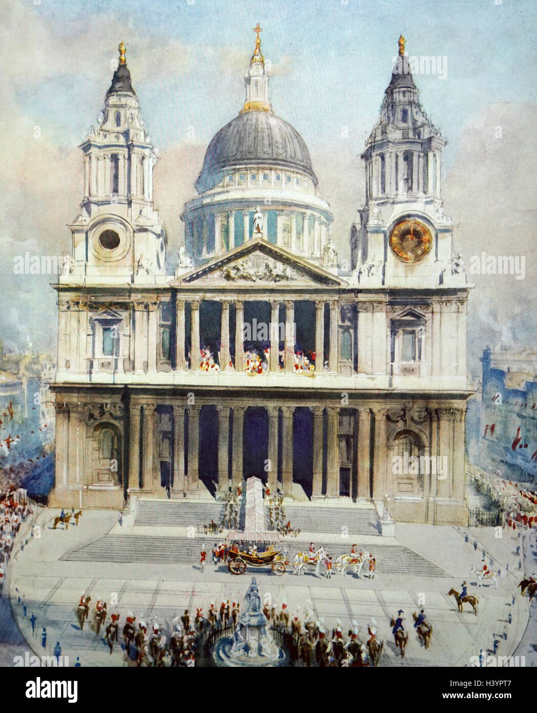 Silver Jubilee del Re Giorgio V a St secchio's Cathedral, London, 1935 Foto Stock