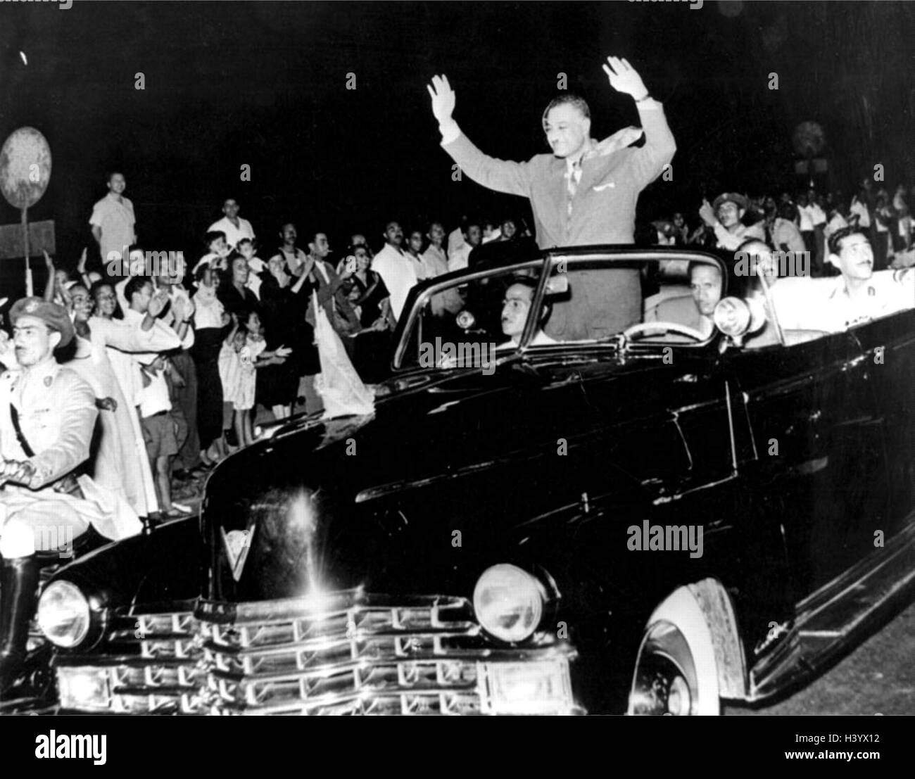 Fotografia di El Gamal Abdel Nasser (1918-1970) secondo presidente dell'Egitto. In data xx secolo Foto Stock