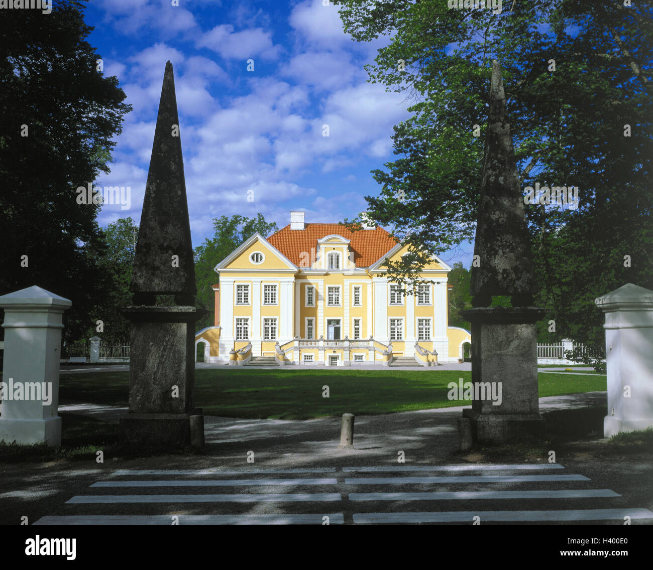 Estonia, Lahemaa national park, Palmse, buona casa, Europa nord-est, l'Europa, gli Stati baltici, Paesi Baltici, Lahemaa national park, luogo di interesse, riserva naturale, proprietà villa, proprietà casa residenziale, il giorno dell'Ascensione Foto Stock