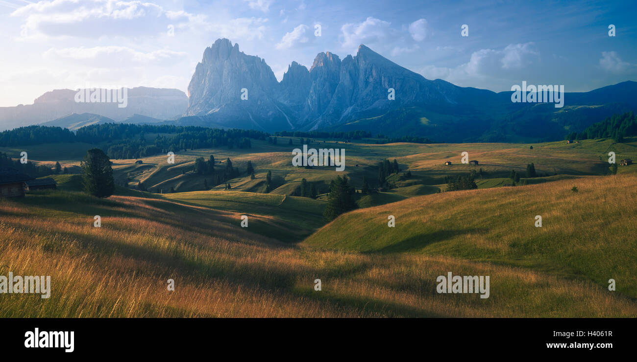 Paesaggio di Montagna, Dolomiti, Italia Foto Stock