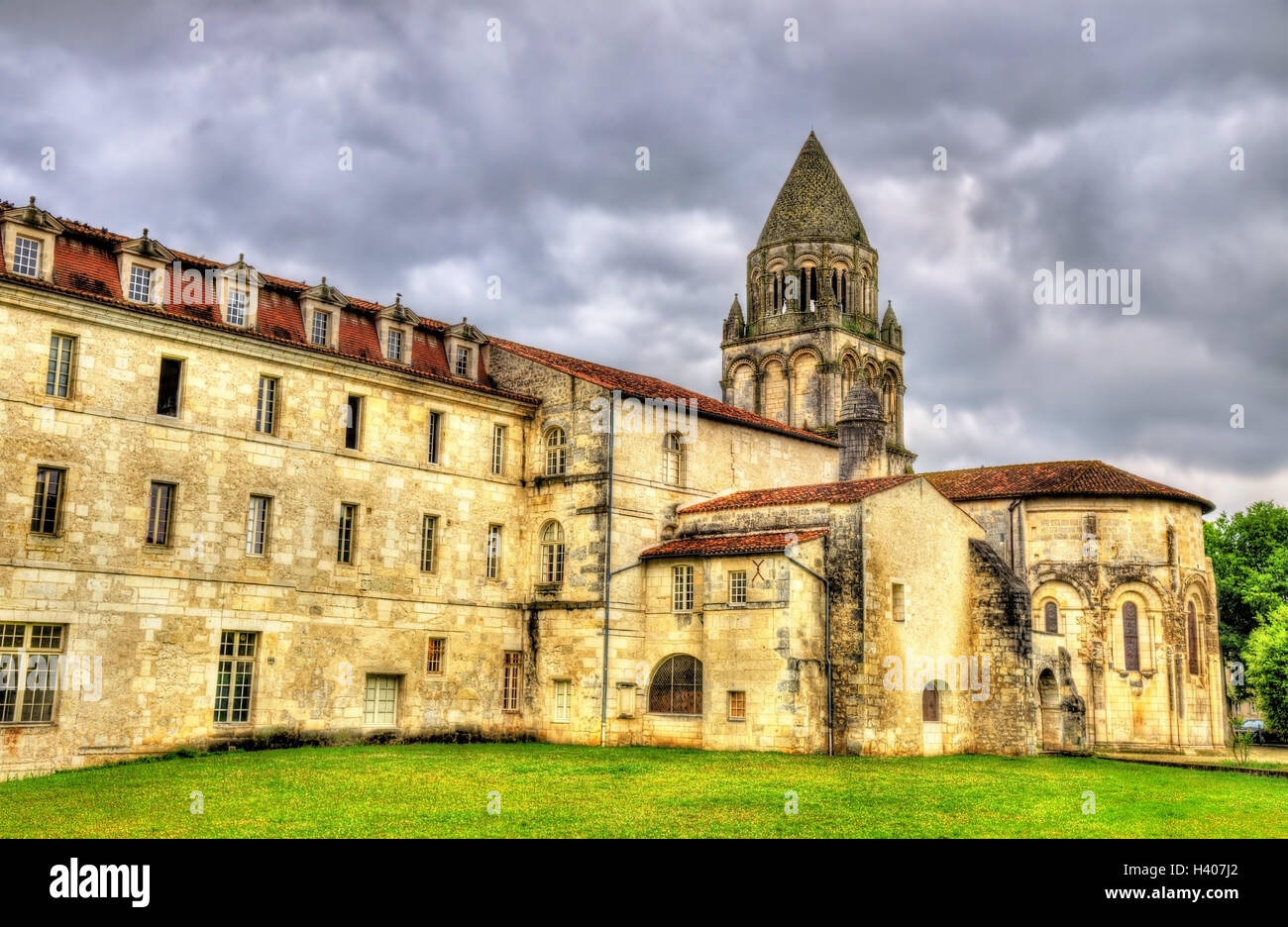 L' Abbazia di Sainte-Marie-des-Dames a Saintes - Francia Foto Stock