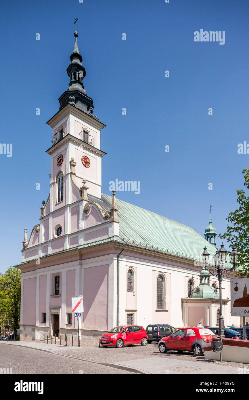 Wieliczka - Polonia - aprile 22. San Klemens chiesa a Wieliczka - costruita nel XIX secolo. Wieliczka - Polonia - 22 Aprile 2015 Foto Stock