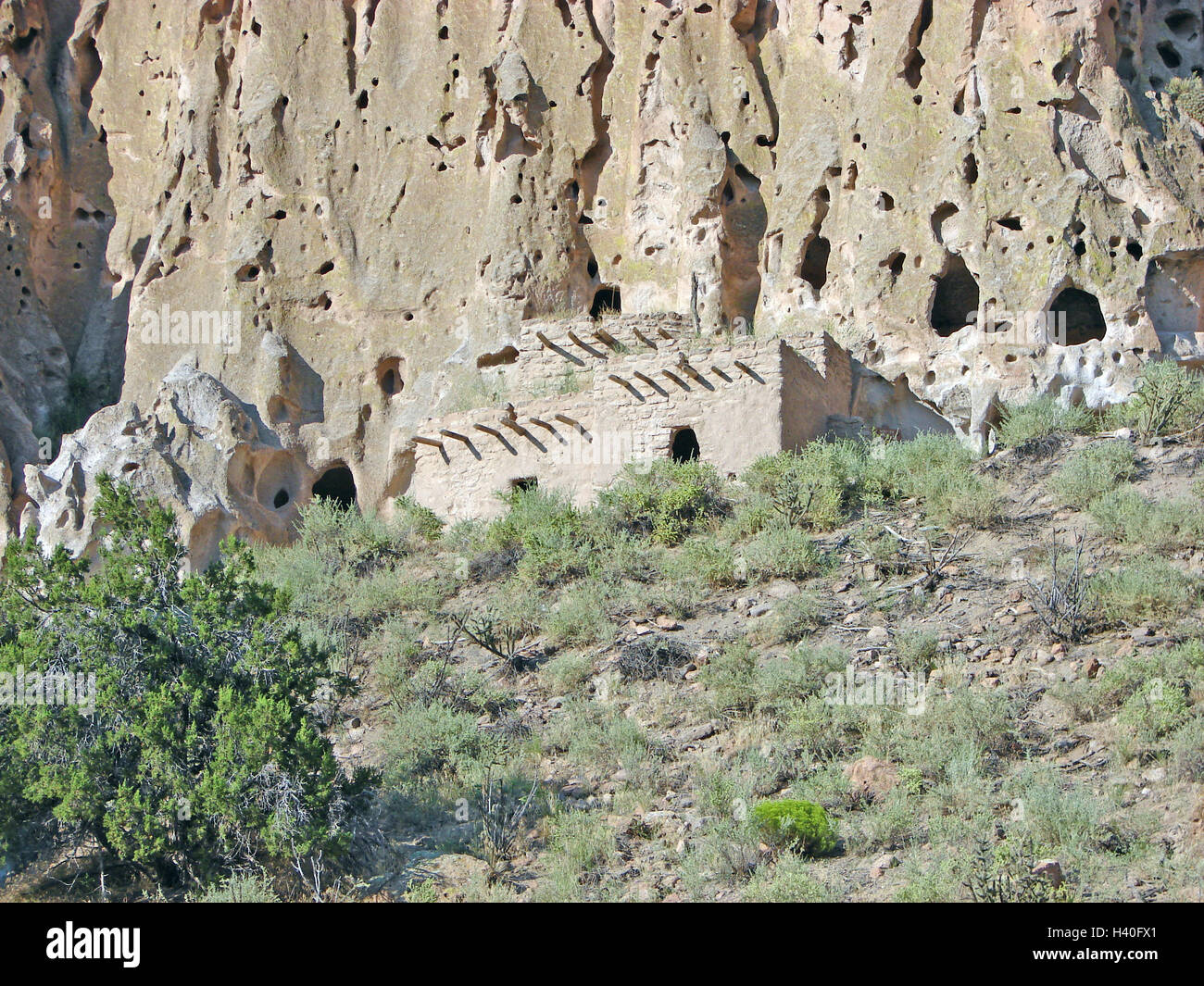 Anasazi Cliff Dwellings Foto Stock