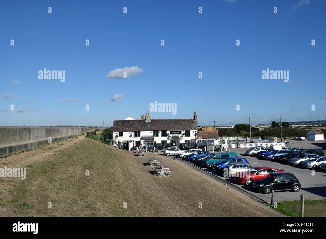 Canvey Island, Essex REGNO UNITO - aragosta Shack pub Foto Stock