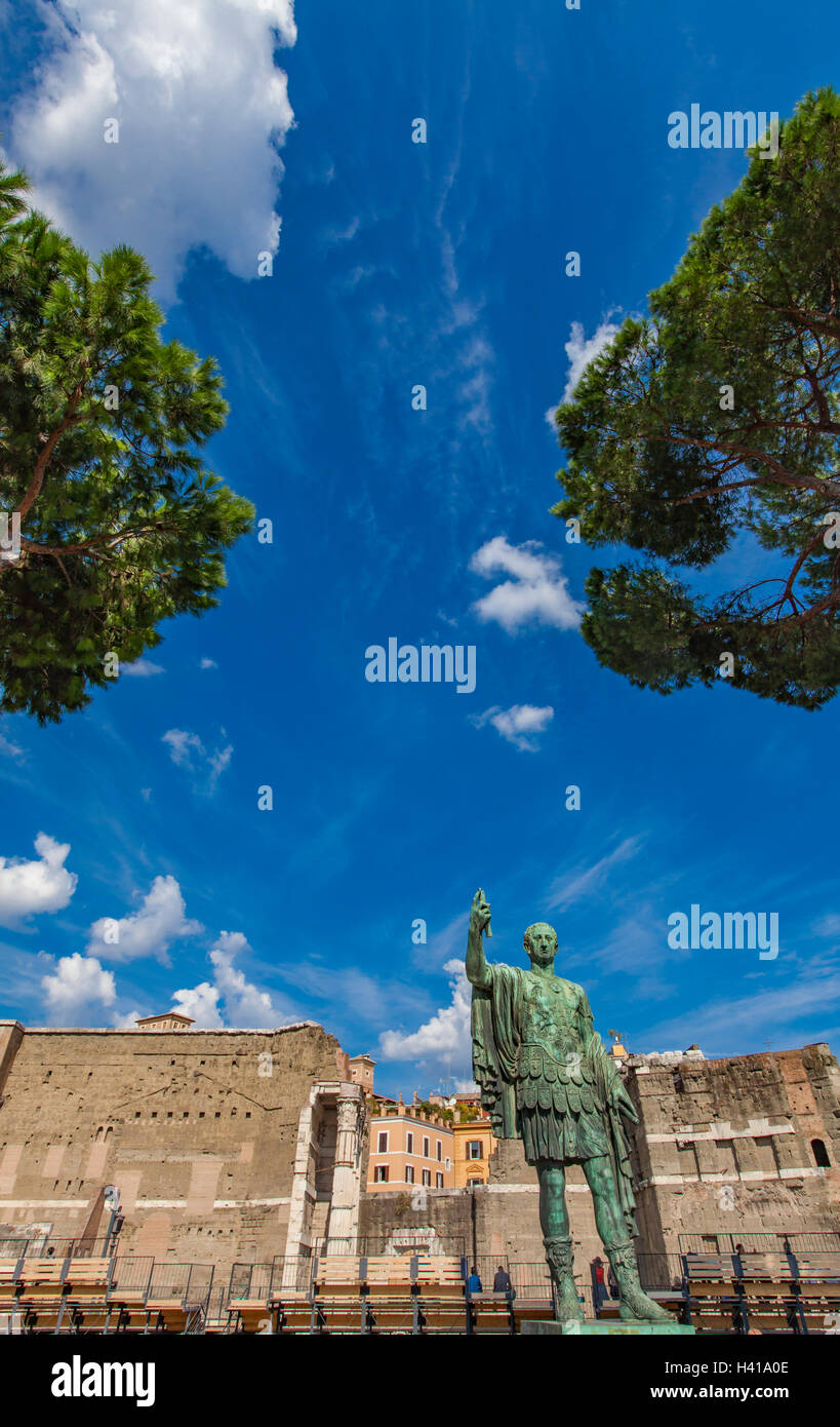 Caio Giulio Cesare è stato un generale romano e più. Foto Stock