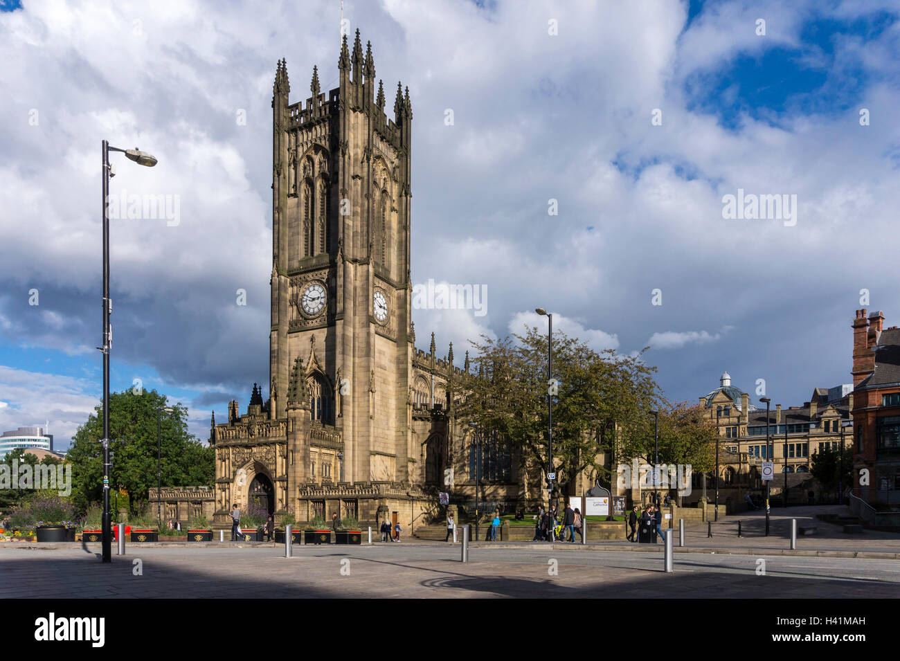 Cattedrale di Manchester Foto Stock