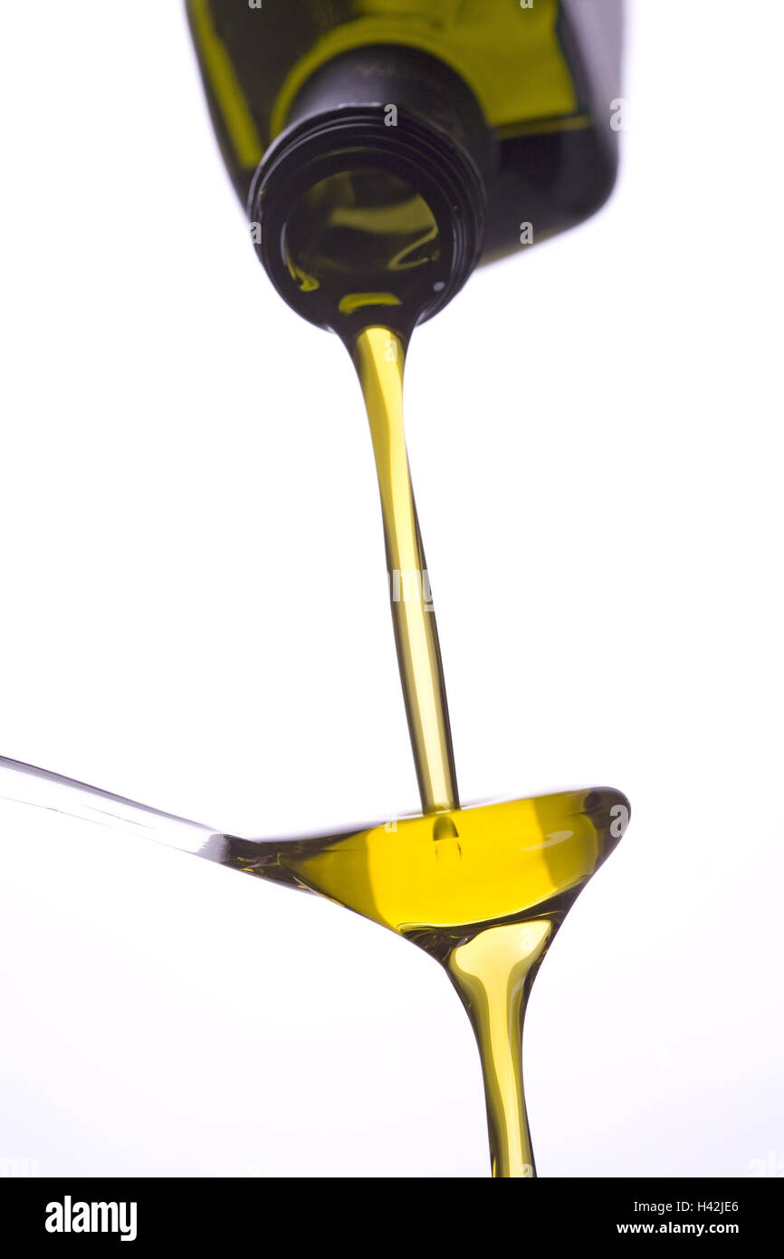 Olio d'oliva, effondi, Foto Stock