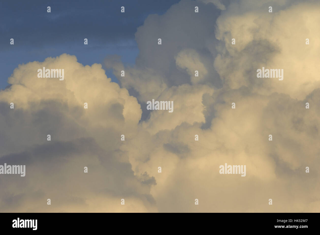 Nuvole, bianco, sky, cielo molto nuvoloso Foto Stock