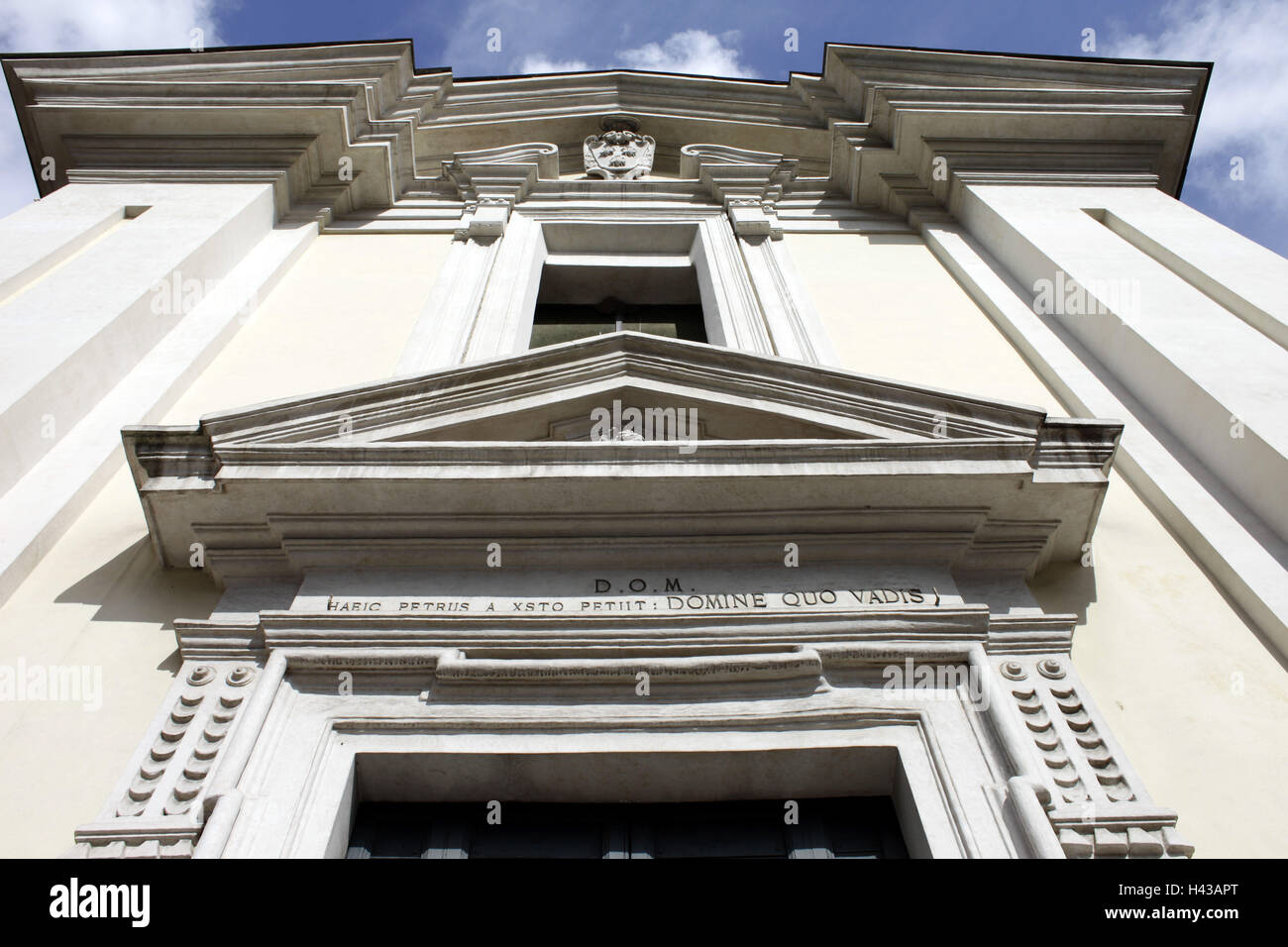 Italia, Roma, via Appia, chiesa Quo Vadis, Foto Stock