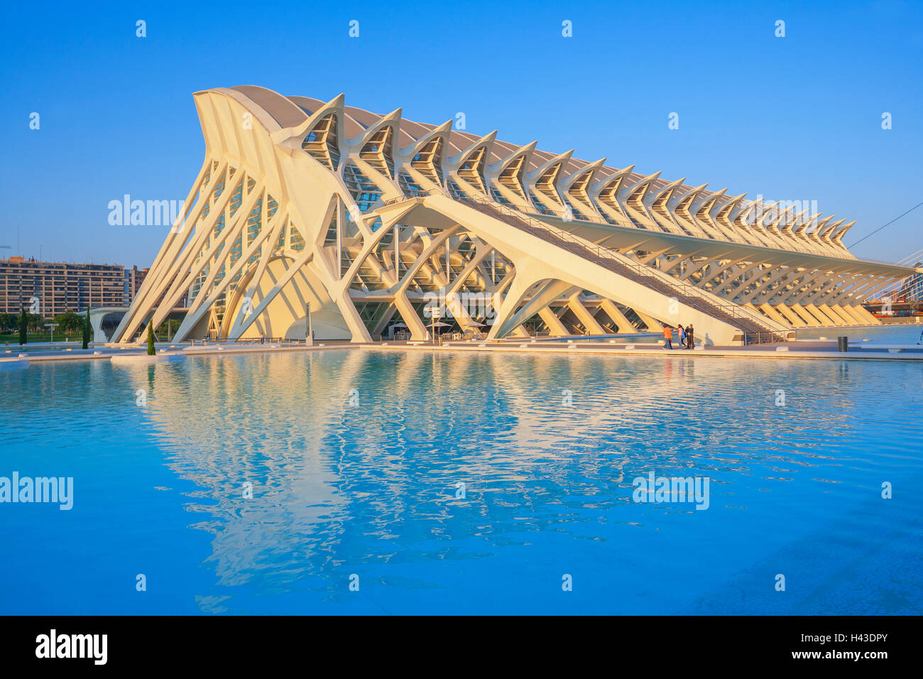 Città delle arti e delle Scienze di Valencia, Comunidad autonoma de valencia, Spagna Foto Stock