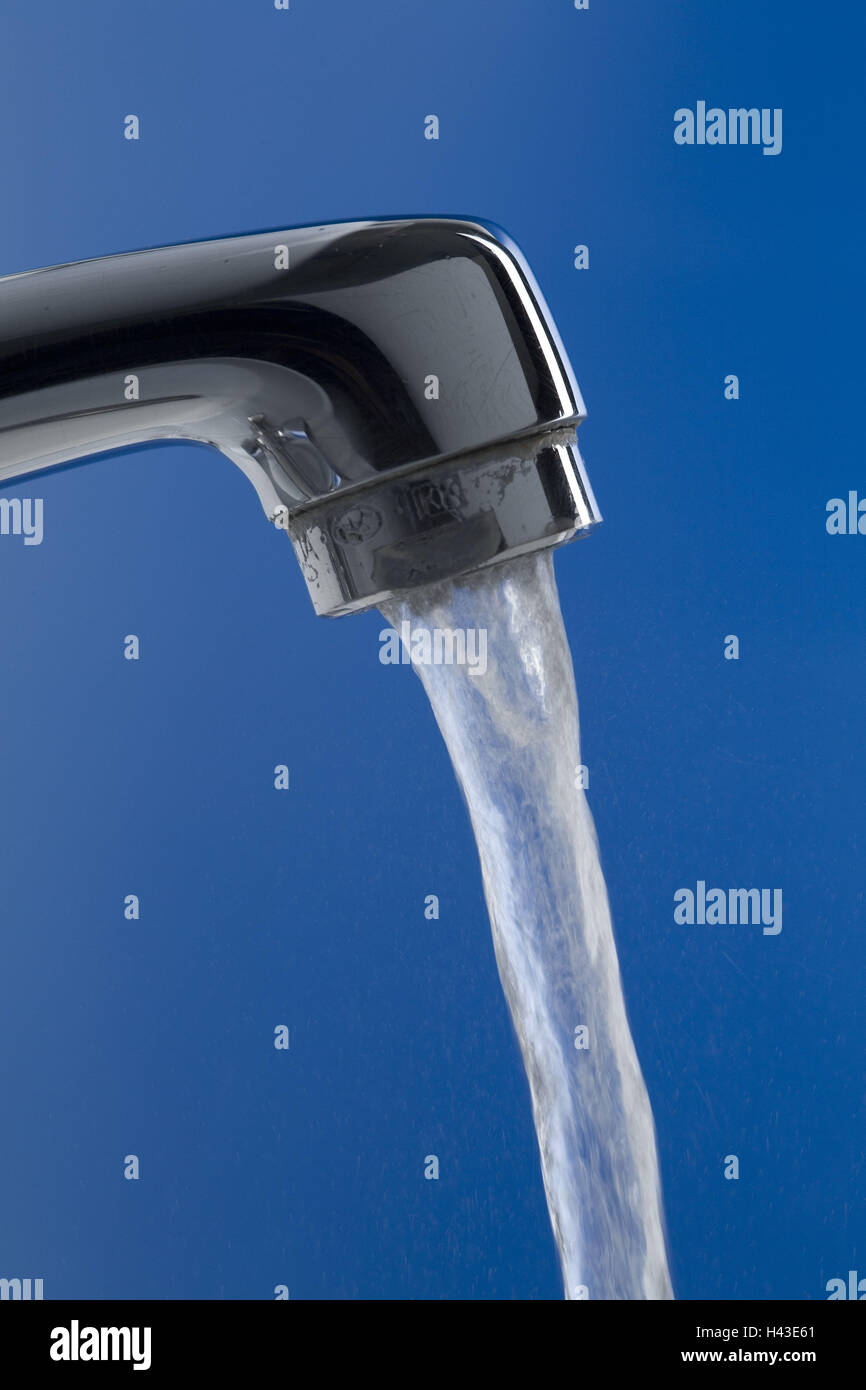 Toccare, acqua, eseguire, Foto Stock