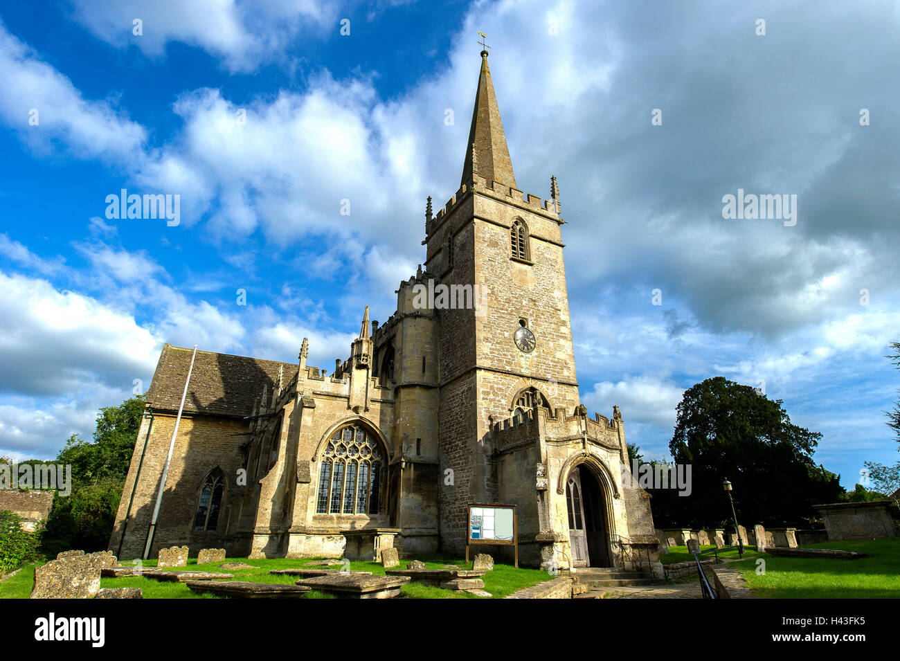 Chiesa di St Cyriac, Lacock, Inghilterra, Regno Unito Foto Stock
