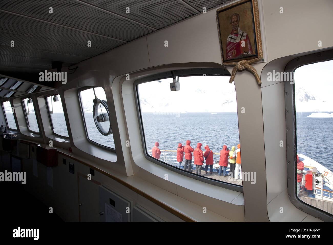 Antartico, Oceano Antartico, la nave di crociera, turistico, Foto Stock