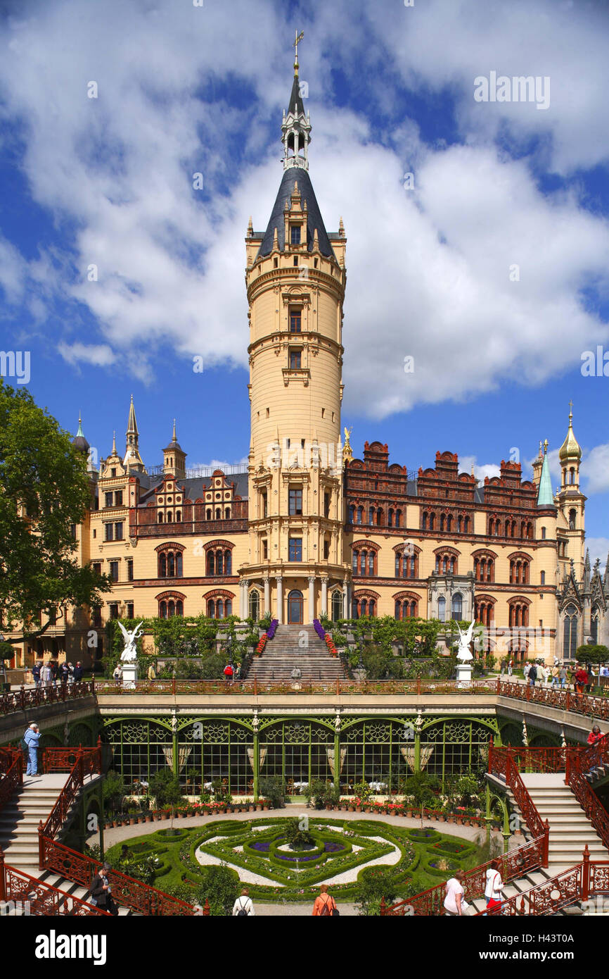 Germania, Meclemburgo-Pomerania occidentale, Schwerin, Schweriner bloccare Foto Stock