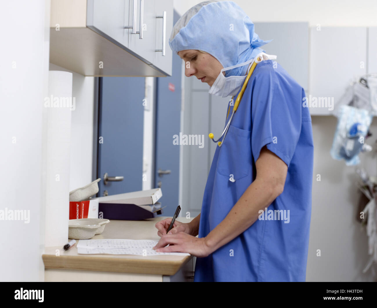 La chirurgia assistita, preparazione, funzionamento, tomografia computerizzata, protocollo, Foto Stock