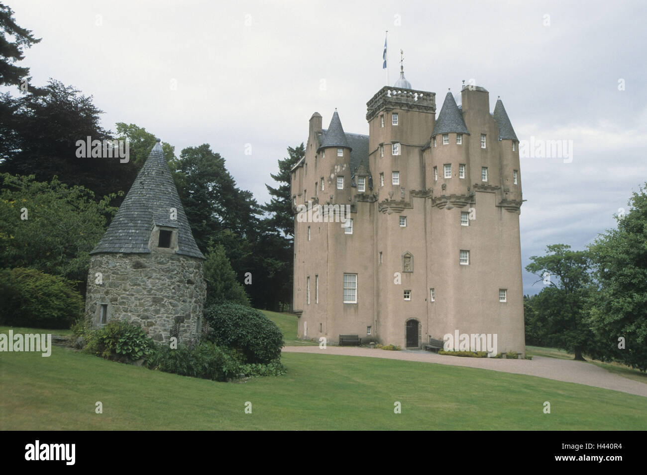 Gran Bretagna, Scozia, Aberdeenshire, Alford, Castello di Craigievar, Foto Stock