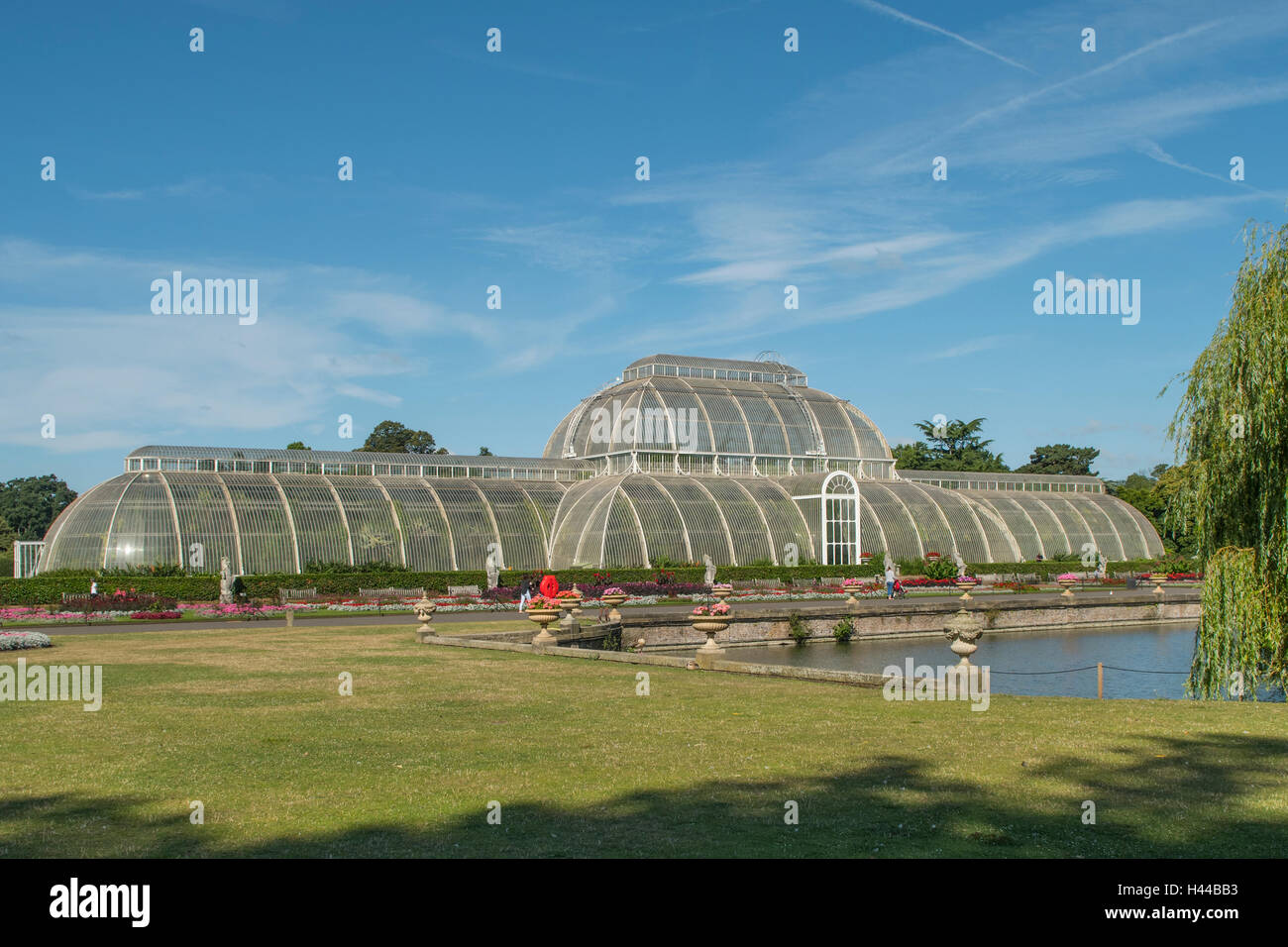 La Casa delle Palme, Kew Royal Botanical Gardens, Londra, Inghilterra Foto Stock