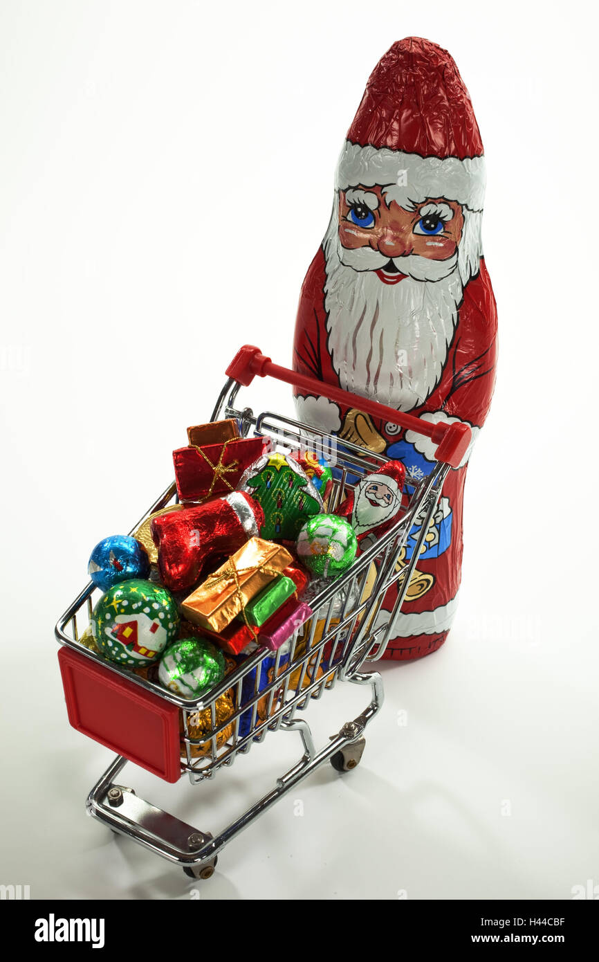 Il cioccolato Nicholas, carrello, dolci, Foto Stock